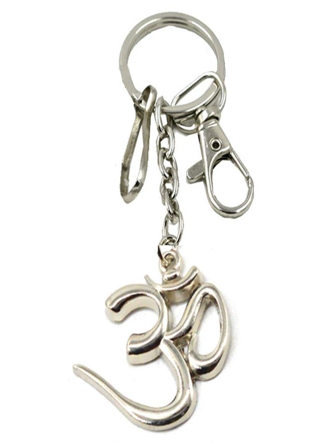 AFH Om Decorative Silver Labster Metal Trigger Hook Key Chain